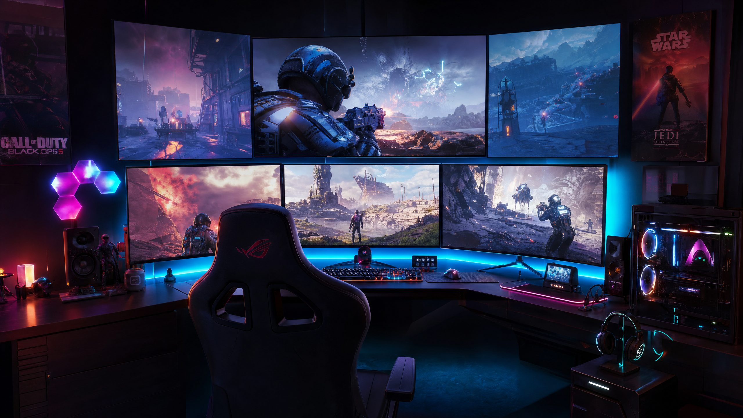 CyberShifta gaming setup